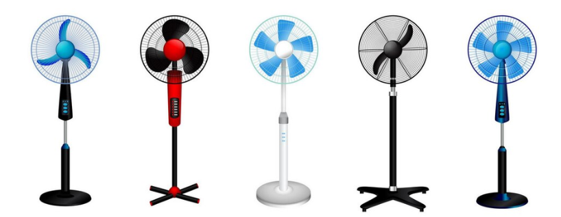 3-blade pedestal fan from Alfa Fans
