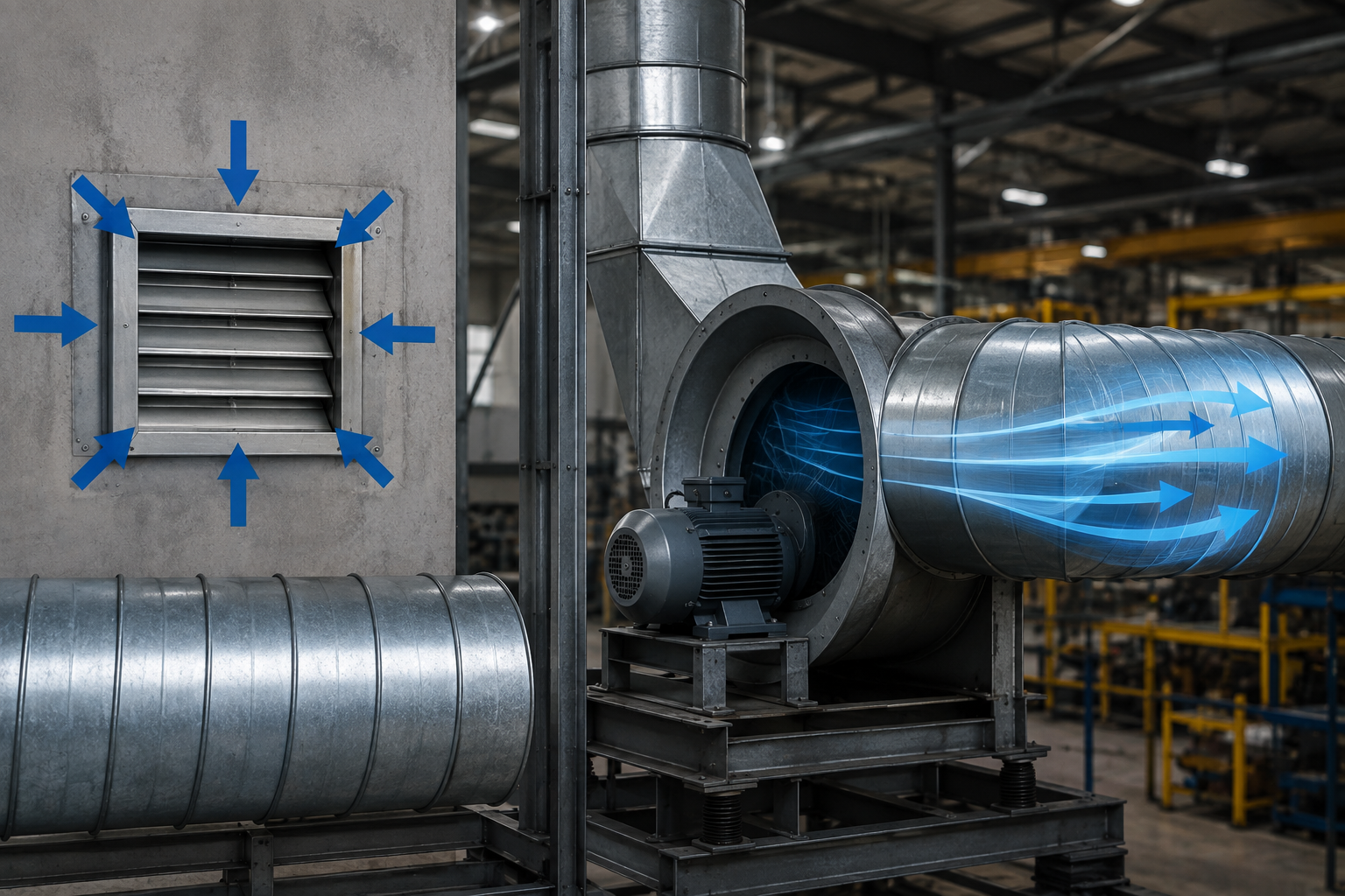 Analyzing Pressure Dynamics in Industrial Fans and Duct Systems