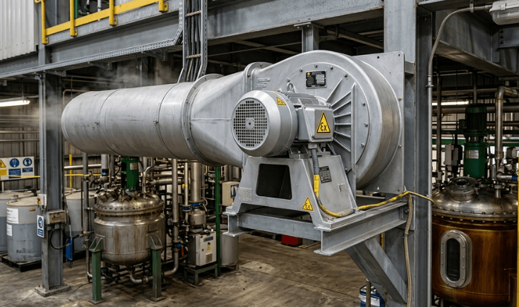 flameproof exhaust fan industrial application India