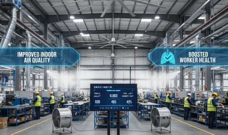 Industrial Fans for Indoor Air Quality & Worker Health - Alfa Fans