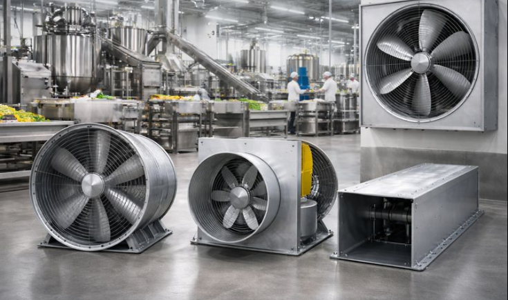 Industrial Fans in Food Processing Plants